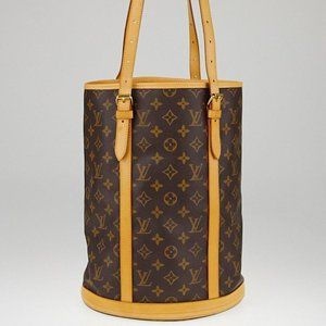 Authentic Louis Vuitton Vintage Monogram Big Bucket Shoulder Bag
